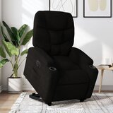 Maison Chic Električni naslanjač - Relax naslanjač s funkcijo vstajanja črn, (22062077) | Shoptok.si