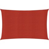 vidaXL Jedro za zaštitu od sunca 160 g/m² crveno 2 5 x 5 m HDPE Cijene