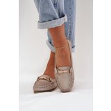 S. BARSKI Glitter Flat Moccasins Made Of Natural Leather D&A | Shoptok.si