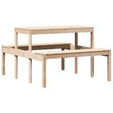  Stol za piknik 110 x 134 x 75 cm od masivne borovine | shoptok.hr