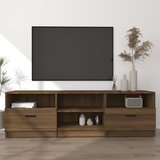 The Living Store TV omarica rjavi hrast 150x33,5x45 cm konstruiran les - TV Omarica, (21375142) Cene
