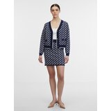 Orsay Navy Blue Women's Patterned Cardigan - Women's | shoptok.hr