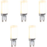 LUEDD Set van 5 G9 3-staps dimbare LED lampen opaal 4.5W 500 lm 2700K Cene
