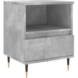  Noćni ormarići 2 kom boja betona 40x35x50 cm konstruirano drvo | shoptok.hr