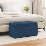  Stolica Plava 81 x 41 x 40 cm Tkanina i konstruirano drvo - Plava 80 cm tkanina | shoptok.hr