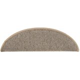 Prostirke za stepenice 15 kom 56x17x3 cm smeđe poluokrugle | shoptok.hr