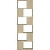 Ormarić za knjige / pregrada boja hrasta 60x24x186 cm drvena | shoptok.hr