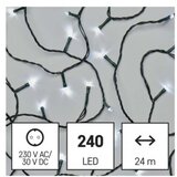 Emos lighting LED božična veriga, 24 m, zunanja in notranja, hladna bela, časovnik D4AC05 Cene