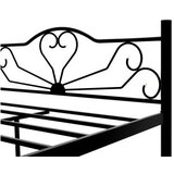 Hanah home bračni krevet K50 black (140 x 200)