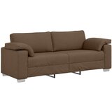  Set sofe od 2 dijela s jastučićima smeđe tkanine | shoptok.hr