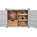  Stalak za boce Home ESPRIT Siva Nebesko plava 77 x 41 x 64 cm | shoptok.hr
