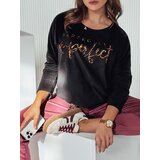 DStreet Bluzka damska oversize PERFSTYLE czarna | shoptok.hr