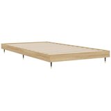  Okvir kreveta bez madraca boja hrasta sonome 100x200 cm drveni | shoptok.hr