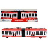  Zglobni autobus s pogonom na trenje - crveno/bijeli | Shoptok.si