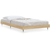 vidaXL Posteljni okvir sonoma hrast 100x200 cm inzenirski le | Shoptok.si