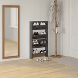  Zidni ormarići za cipele 2 kom sjajni sivi 60x18x60 cm drveni | shoptok.hr