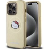 Hello Kitty OVITEK USNJEN KITTY HEAD ZA MAGSAFE ZA IPHONE 14 PRO MAX ZLAT, (21898331) Cene