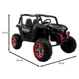 Buggy na akumulator SuperStar 4 x 4 - dvosjed - crni | shoptok.hr