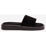 Boto Ladies Platform Sandals Made Of Eco Suede Black Jorina | ePonuda.com