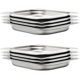  Posude Gastronorm 8 kom GN 1/2 40 mm od nehrđajućeg čelika | shoptok.hr