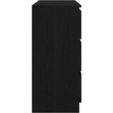  Komoda crni hrast 100x35x76 cm konstruirano drvo | shoptok.hr