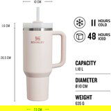 Stanley Svetlo rožnata termoska 1,18 l Quencher H2.O FlowState – | Shoptok.si