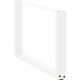  Noge kavne mize v obliki črke U 2 kosa Bela 60x(42-43) cm Jeklo, (21828571) | Shoptok.si