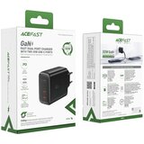 Acefast polnilec 2 x Type C QC4.0 PD45W GaN A29 črn | Shoptok.si