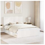 vidaXL Uzglavlje Bijela Konstruirano drvo - Bijela 120 cm | shoptok.hr