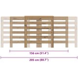  Pokrov za radijator boja artisian hrast 205x21,5x83,5 cm drveni | shoptok.hr