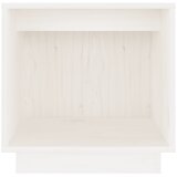  Noćni ormarići 2 kom bijeli 40 x 30 x 40 cm od masivne borovine | shoptok.hr