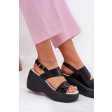 S. BARSKI Leather Womens Sandals On Wedge And Platform S.Barski | Shoptok.si