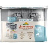 Holistic Almo Nature Urinary Help - Miks: z ribo & piščancem 24 x 70 g | Shoptok.si