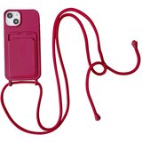 INORCO Zaščitna torbica za iPhone 14 Case Tekoči silikonski ovitek za telefon proti padcu z režo za kartice, trak, (22037109) Cene