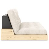 Karup Design Bela raztegljiva sedežna garnitura iz rebrastega žameta 196 cm Base – | Shoptok.si