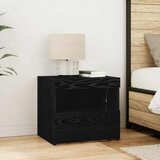  Noćni ormar 2 pcs Crni hrast 50 x 40 x 45 cm Konstruirano drvo | shoptok.hr