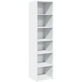 Maison Chic Visoka omara - Komoda - Predalnik bela 45x41x185 cm inženirski les, (21720805) | Shoptok.si