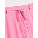 Sinsay Wide leg hlače s viskozom i dodatkom lana | shoptok.hr