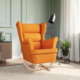  Gugalni stol Temno rumena 74x90x102 cm Tkanina, (21824980) | Shoptok.si