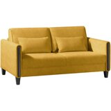 Niels Andersson ZOFA S POSTELJNO FUNKCIJO, črna, barve karija les, tekstil | Shoptok.si