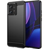 Techsuit Carbon Silicone maska za Motorola Edge 40 Neo - crna | shoptok.hr