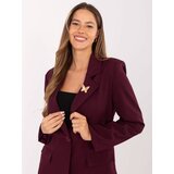 RUE PARIS Blazer-IT-MA-FL8315.85-burgundy | shoptok.hr
