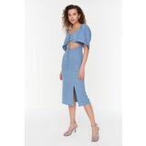 Trendyol Indigo Cut Out Detailed Slit Dress | Shoptok.si