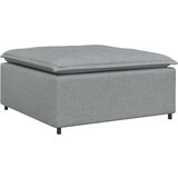  Modularni kauč s podnožjem svijetlo sivi 100x100x48 cm - Svjetlosiva tabure | shoptok.hr