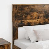  Vzglavje z vzglavjem Dimljeni oreh 80 cm Konstruiran les, (5000110146) | Shoptok.si