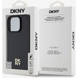 Dkny PU Leather Repeat Pattern Stack Logo MagSafe Zadní Kryt pro iPhone 16 Pro Black Ovitek za telefon Vijolična | Shoptok.si