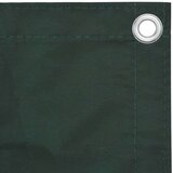 Balkonski zastor tamnozeleni 90 x 500 cm od tkanine Oxford | shoptok.hr