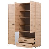 Mömax omara za oblačila leon, barva hrasta, š. 161 cm | Shoptok.si