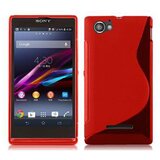 Cadorabo Case, združljiv s Sonyjem v Candy Apple Red - Zaščitna prevleka iz fleksibilnega silikona TPU, (20593959) | Shoptok.si