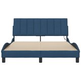  Okvir za krevet bez madraca Hanko plavi 140 x 190 cm od tkanine | Eponuda.com